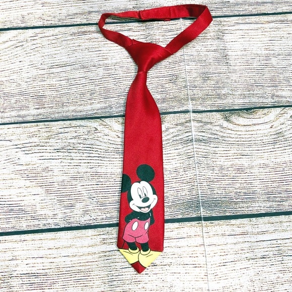 Disney Mickey Mouse red tie Size infant/toddler - Picture 1 of 4